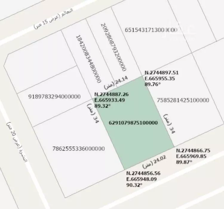 أرض للبيع في شارع الامير ناصر بن سعود بن فرحان ال سعود, حي الصحافة, مدينة الرياض, منطقة الرياض صورة 2