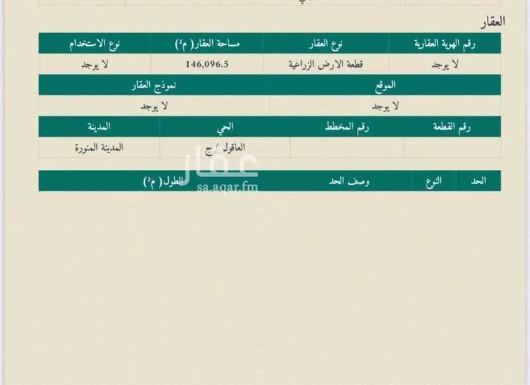 أرض للبيع في حي وادي البطان, مدينة المدينه المنوره, منطقة المدينة المنورة صورة 5