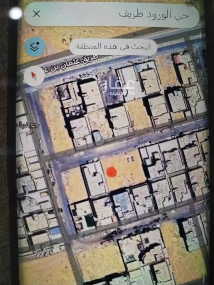 أرض للبيع في شارع نهر السند ، حي الورود ، طريف‎ ، طريف