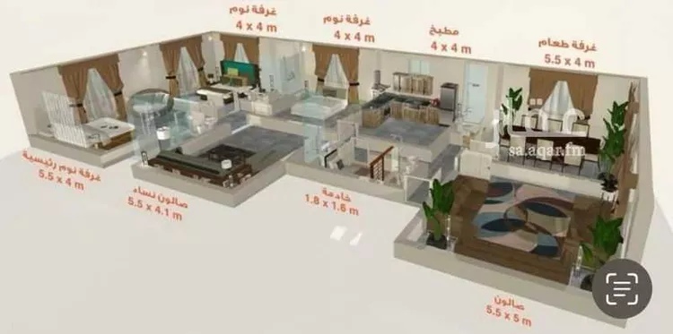 شقة للإيجار في شارع ابن سمير, حي السلامة, مدينة جدة, منطقة مكة المكرمة 8