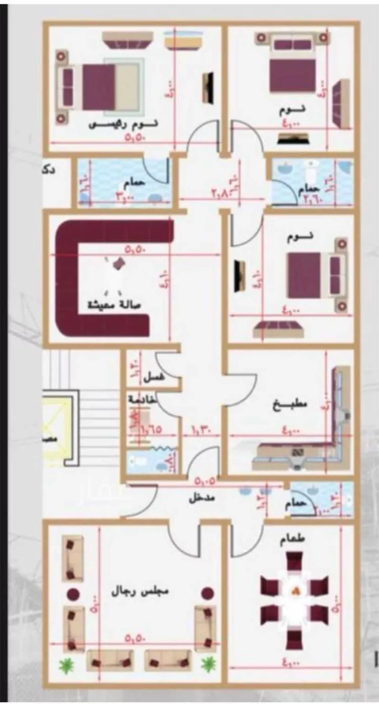 شقة للإيجار في شارع ابن سمير, حي السلامة, مدينة جدة, منطقة مكة المكرمة صورة 2