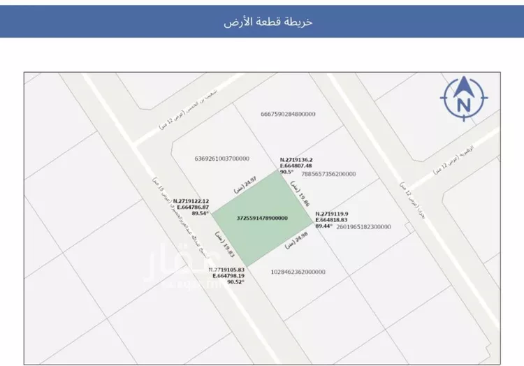 أرض للبيع في شارع الشيخ عبدالله عبدالعزيز الخضيري, حي السويدي الغربي, مدينة الرياض, منطقة الرياض صورة 2