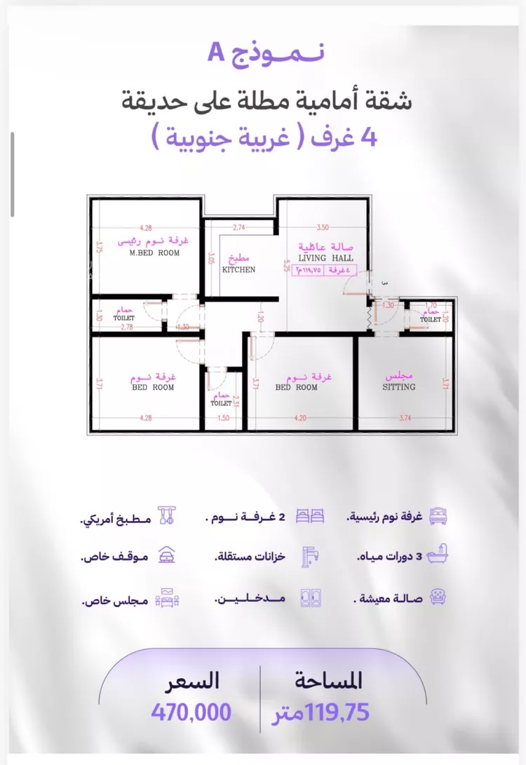 Apartment for Sale in Jeddah Al Marwah