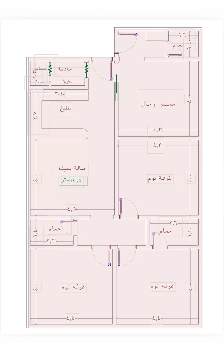 شقة للبيع في شارع عمر الخردلي, حي الجامعة, مدينة جدة, منطقة مكة المكرمة صورة 2