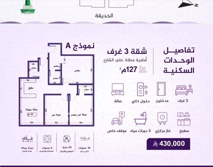 شقة للبيع في شارع إمام الدين المرشدي, حي الفيحاء, مدينة جدة, منطقة مكة المكرمة صورة 5