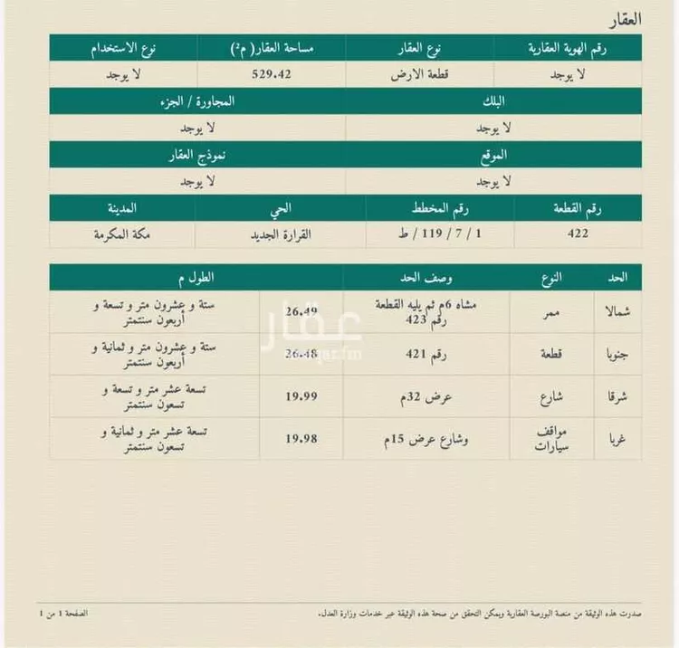 Land for Sale in Mecca Al Ukayshiyyah صورة 2