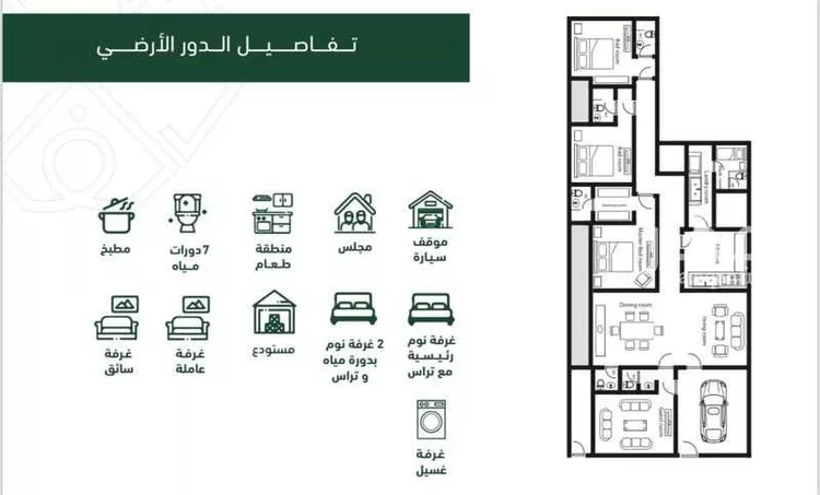 دور للبيع في شارع وادي زيمر, حي الأندلس, مدينة الرياض, منطقة الرياض صورة 2