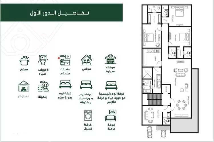 دور للبيع في شارع وادي زيمر, حي الأندلس, مدينة الرياض, منطقة الرياض صورة 3