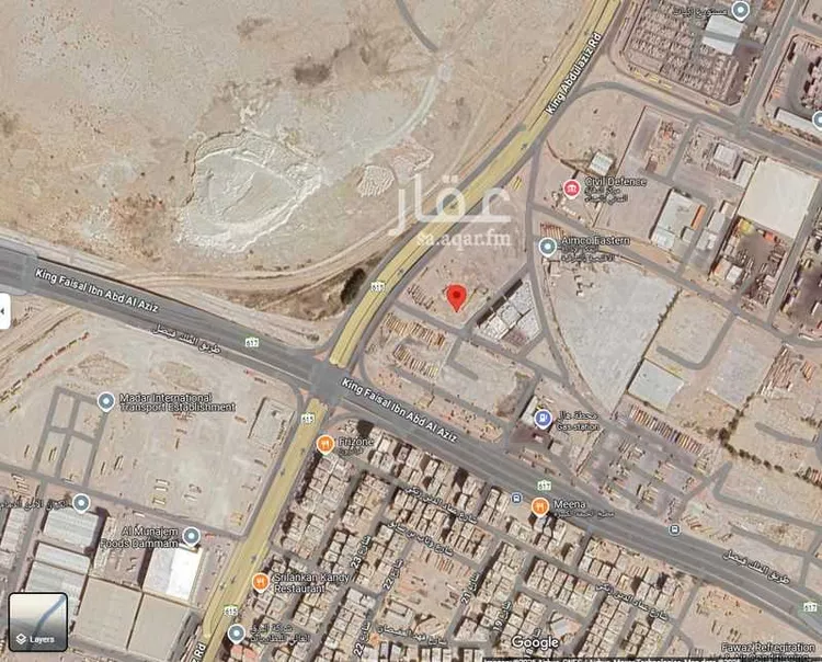 أرض للبيع في شارع لا يوجد اسم, حي ميناء الملك عبدالعزيز, مدينة الدمام, المنطقة الشرقية