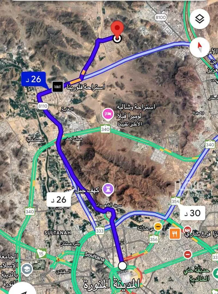 استراحة للبيع في شارع خليفة ابن عدي, حي المطار, مدينة المدينة المنورة, منطقة المدينة المنورة صورة 3