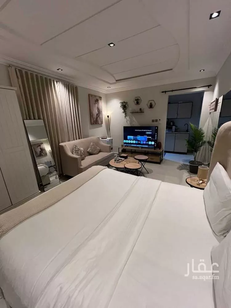 استديو مفروش للحجز في شارع الحماسة ، حي الصحافة ، الرياض ، منطقة الرياض صورة 5