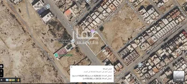 أرض للإيجار في شارع عامر بن قيس(رضي الله عنه), حي طيبة, مدينة جدة, منطقة مكة المكرمة صورة 2