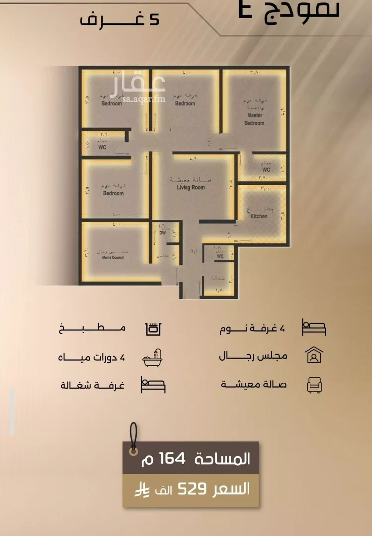 شقة للبيع في شارع زيد بن قيس, حي الفيصلية, مدينة جدة, منطقة مكة المكرمة صورة 4