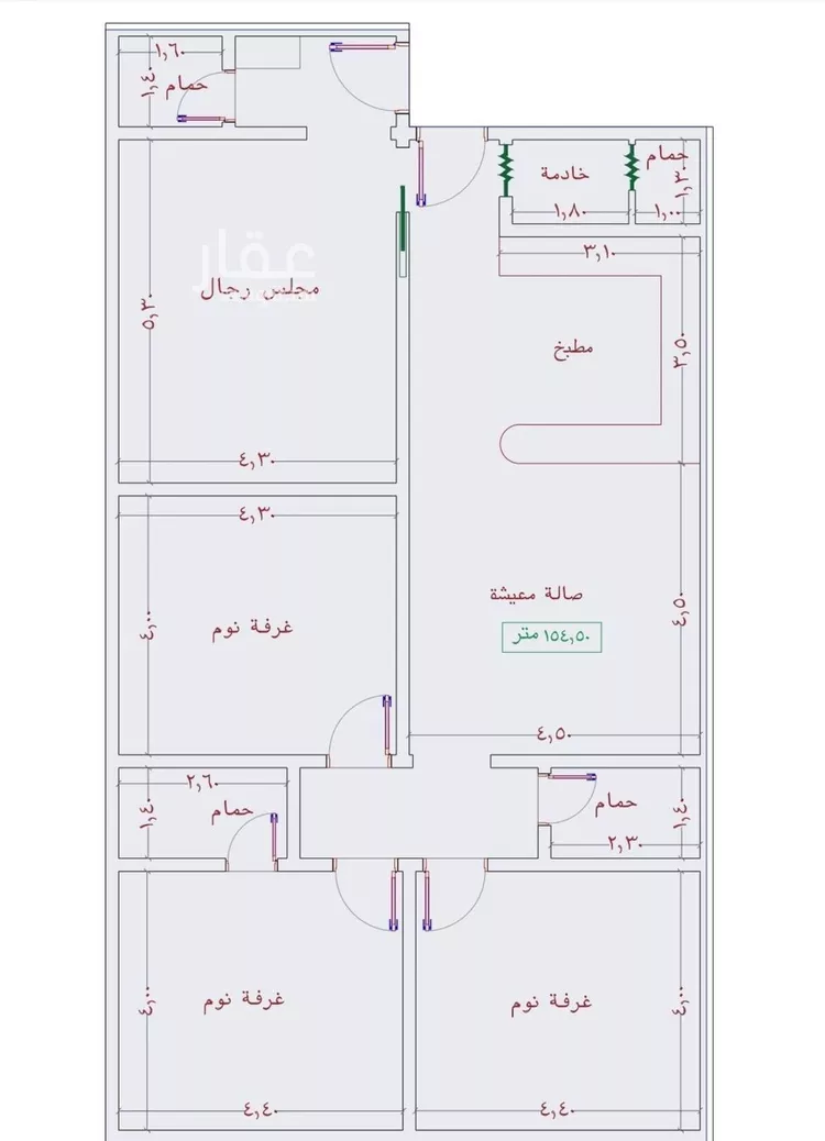 شقة للبيع في شارع عمر الخردلي, حي الجامعة, مدينة جدة, منطقة مكة المكرمة صورة 3