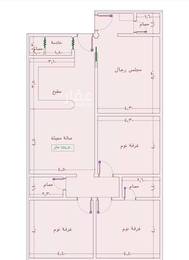 شقة للبيع في شارع عمر الخردلي, حي الجامعة, مدينة جدة, منطقة مكة المكرمة صورة 2