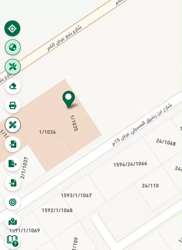 أرض للبيع في شارع ينبع, حي العريجاء الغربي, مدينة الرياض, منطقة الرياض صورة 4
