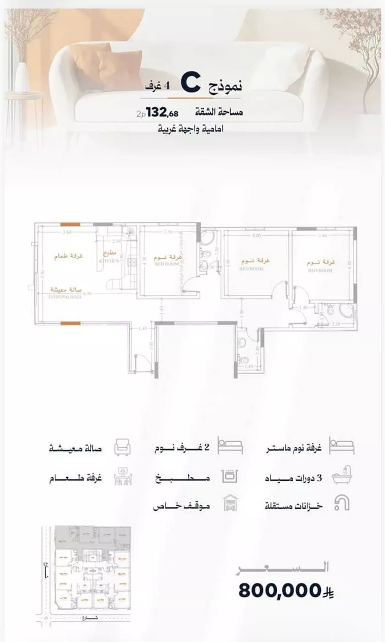 Apartment for Rent in Jeddah Ar Rawdah صورة 3