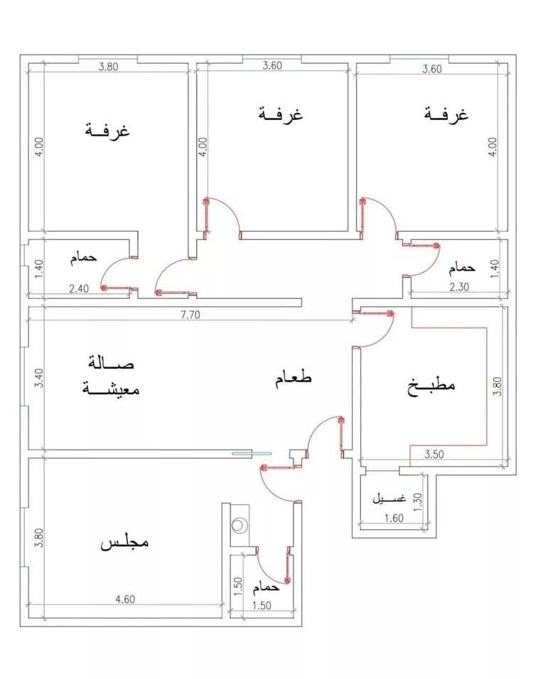 شقة للبيع في شارع محمد بن اسعد العظم, حي النزهة, مدينة جدة, منطقة مكة المكرمة صورة 3