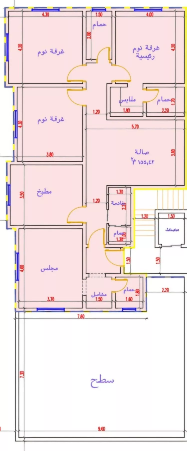شقة للبيع في شارع سلطان بن سلمان, حي النزهة, مدينة جدة, منطقة مكة المكرمة صورة 5