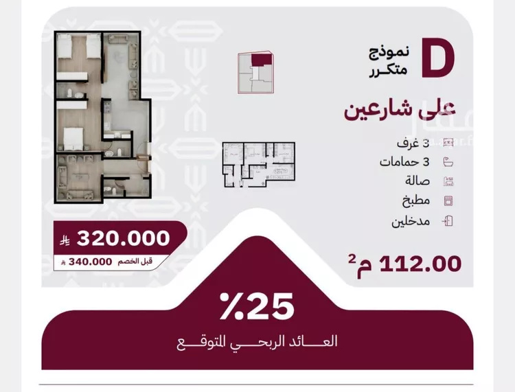 شقة للبيع في شارع عثمان ابن عوف, حي الريان, مدينة جدة, منطقة مكة المكرمة صورة 5