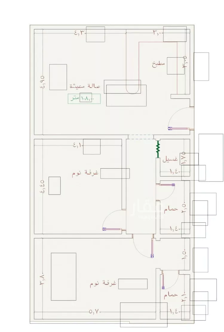 شقة للبيع في شارع عبدالله سليمان الفرعي, حي الجامعة, مدينة جدة, منطقة مكة المكرمة
