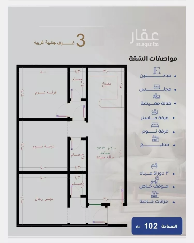 شقة للبيع في شارع طريق الملك فهد فرعي, حي النزهة, مدينة جدة, منطقة مكة المكرمة 7