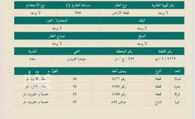 Land for Sale in Jeddah Az Zomorod صورة 2