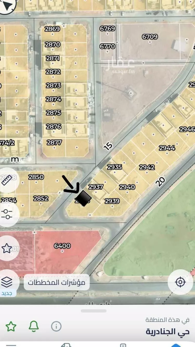 أرض للبيع في حي الجنادرية, مدينة الرياض, منطقة الرياض صورة 3