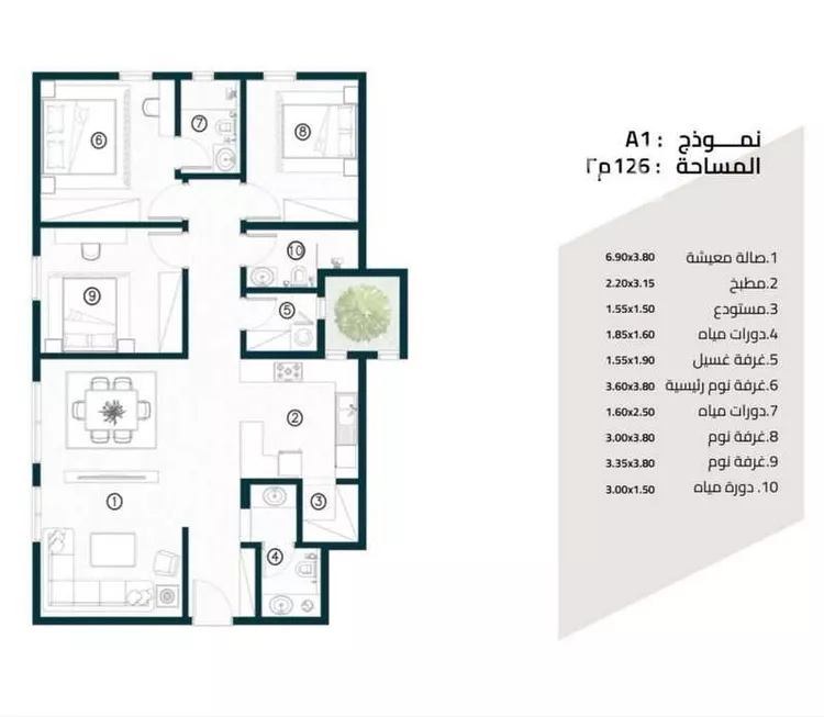 شقة للإيجار في شارع سيف بن عزاز, حي المعيزيلة, مدينة الرياض, منطقة الرياض صورة 2