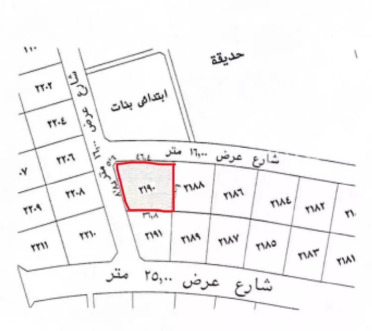 أرض للبيع في شارع الحربي, حي الروابي, مدينة جدة, منطقة مكة المكرمة