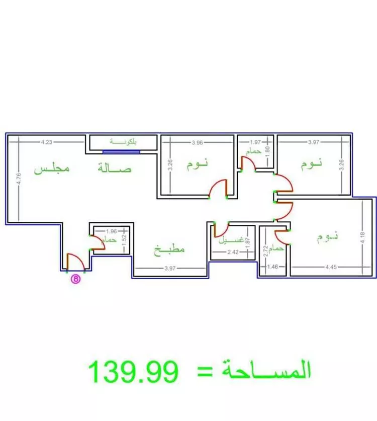 شقة للإيجار في شارع الفضائل, حي النرجس, مدينة الرياض, منطقة الرياض صورة 5