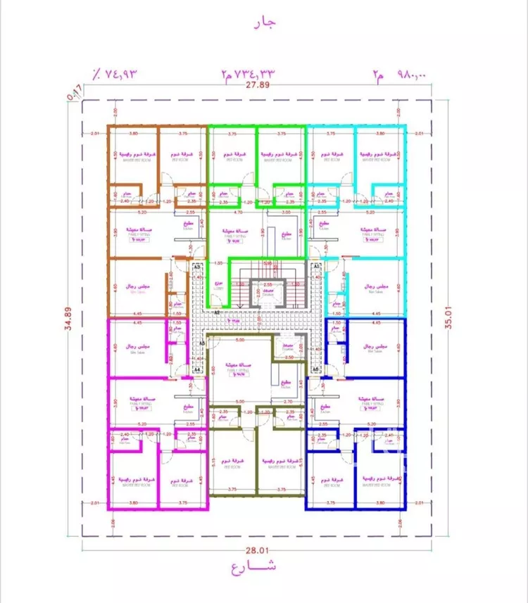 شقة للبيع في شارع ابحر الجنوبية , حي أبحر الجنوبية, مدينة جدة, منطقة مكة المكرمة صورة 3