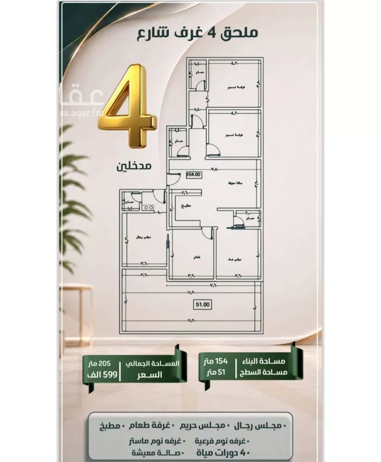 شقة للبيع في شارع الاعشي المازني, حي الصفاء, مدينة جدة, منطقة مكة المكرمة صورة 4