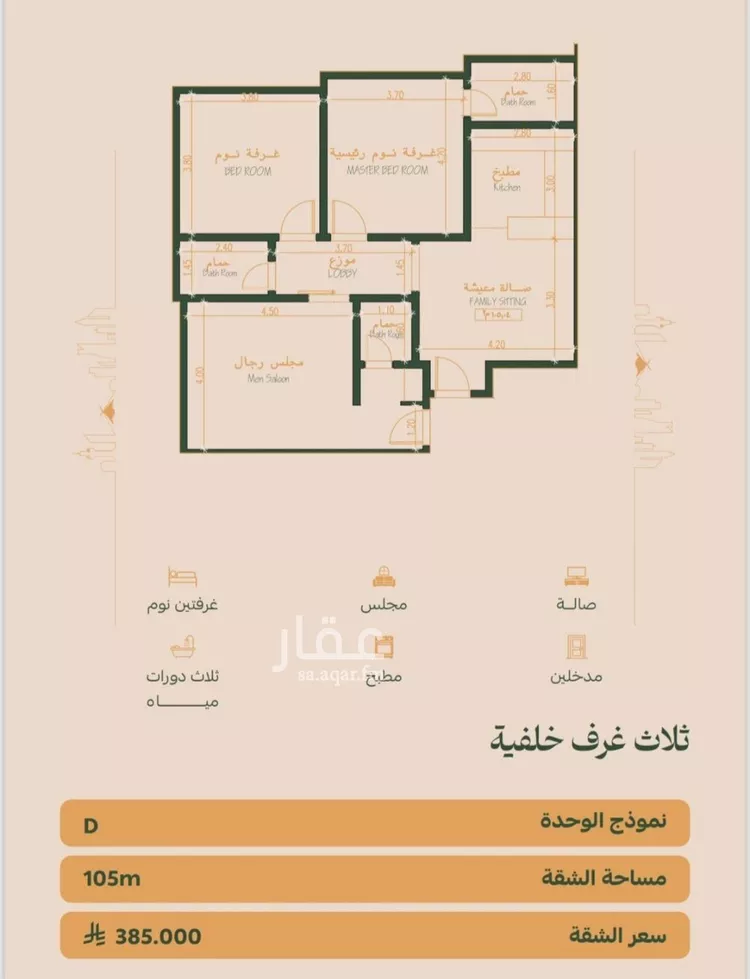 شقة للبيع في شارع إبن إسحاق, حي الفيصلية, مدينة جدة, منطقة مكة المكرمة صورة 2