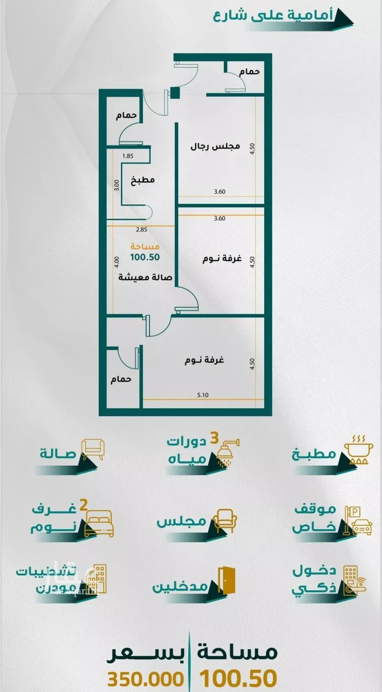 شقة للبيع في شارع عبدالله سليمان الفرعي, حي الجامعة, مدينة جدة, منطقة مكة المكرمة صورة 2
