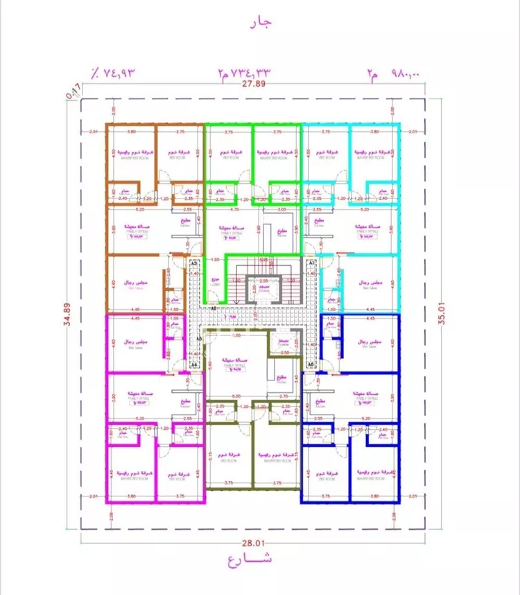 شقة للبيع في شارع ابحر الجنوبية , حي أبحر الجنوبية, مدينة جدة, منطقة مكة المكرمة صورة 4