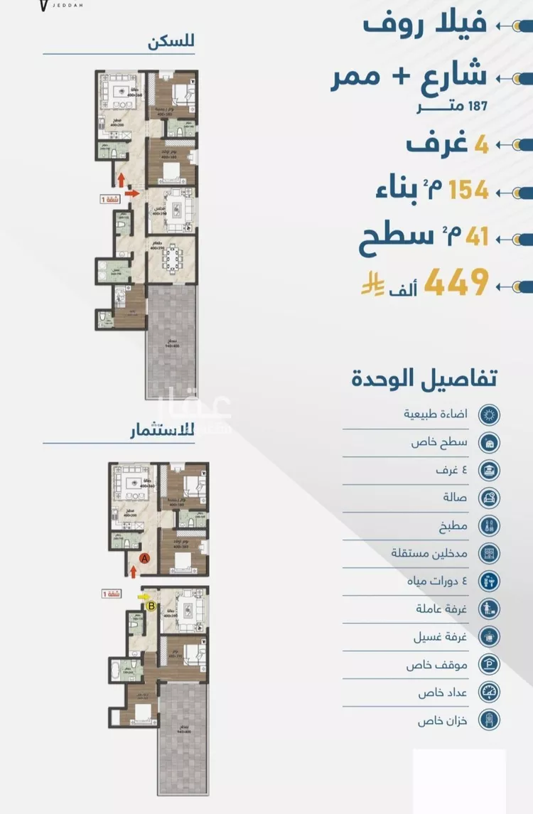 شقة للبيع في شارع الثامية, حي حكومي1, مدينة جدة, منطقة مكة المكرمة صورة 3