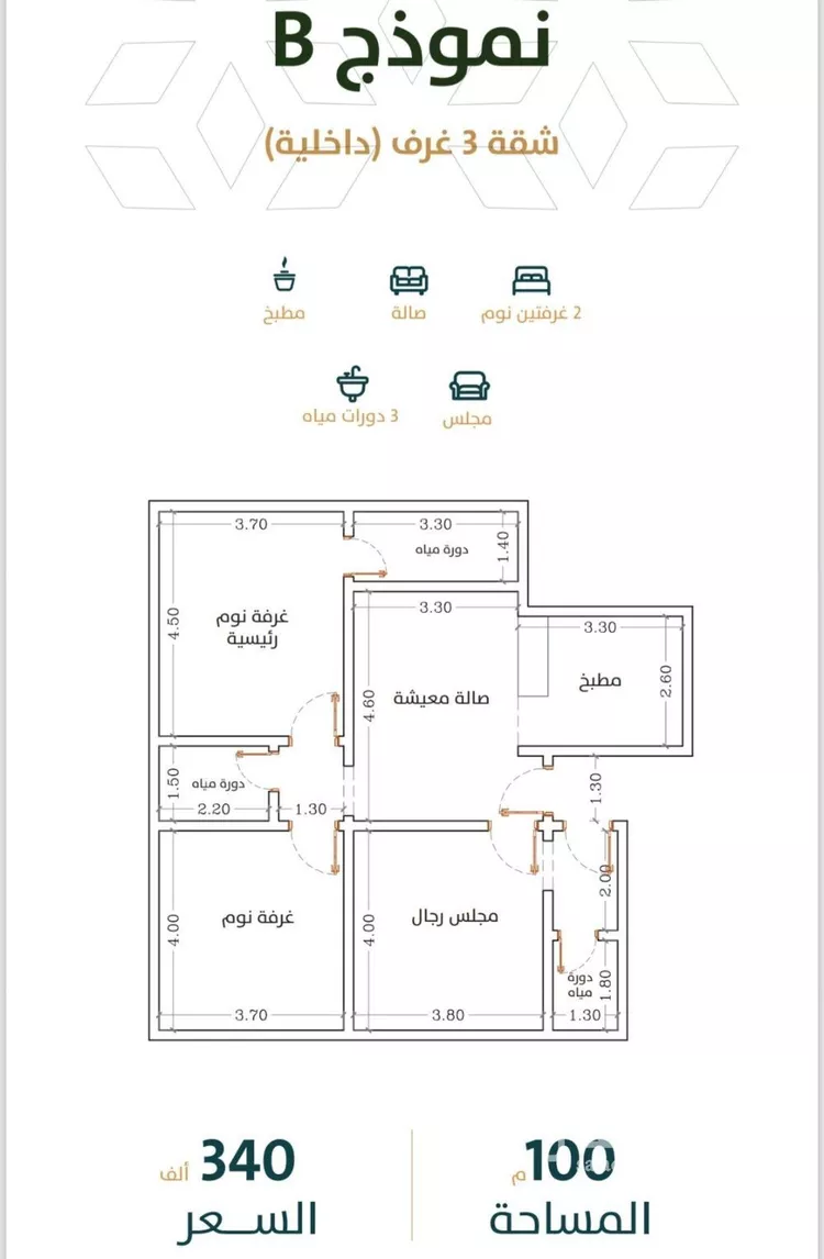Apartment for Sale in Jeddah Ar Rabwah صورة 2