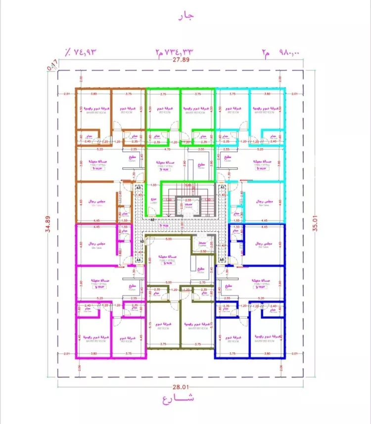 شقة للبيع في شارع ابحر الجنوبية , حي أبحر الجنوبية, مدينة جدة, منطقة مكة المكرمة صورة 2
