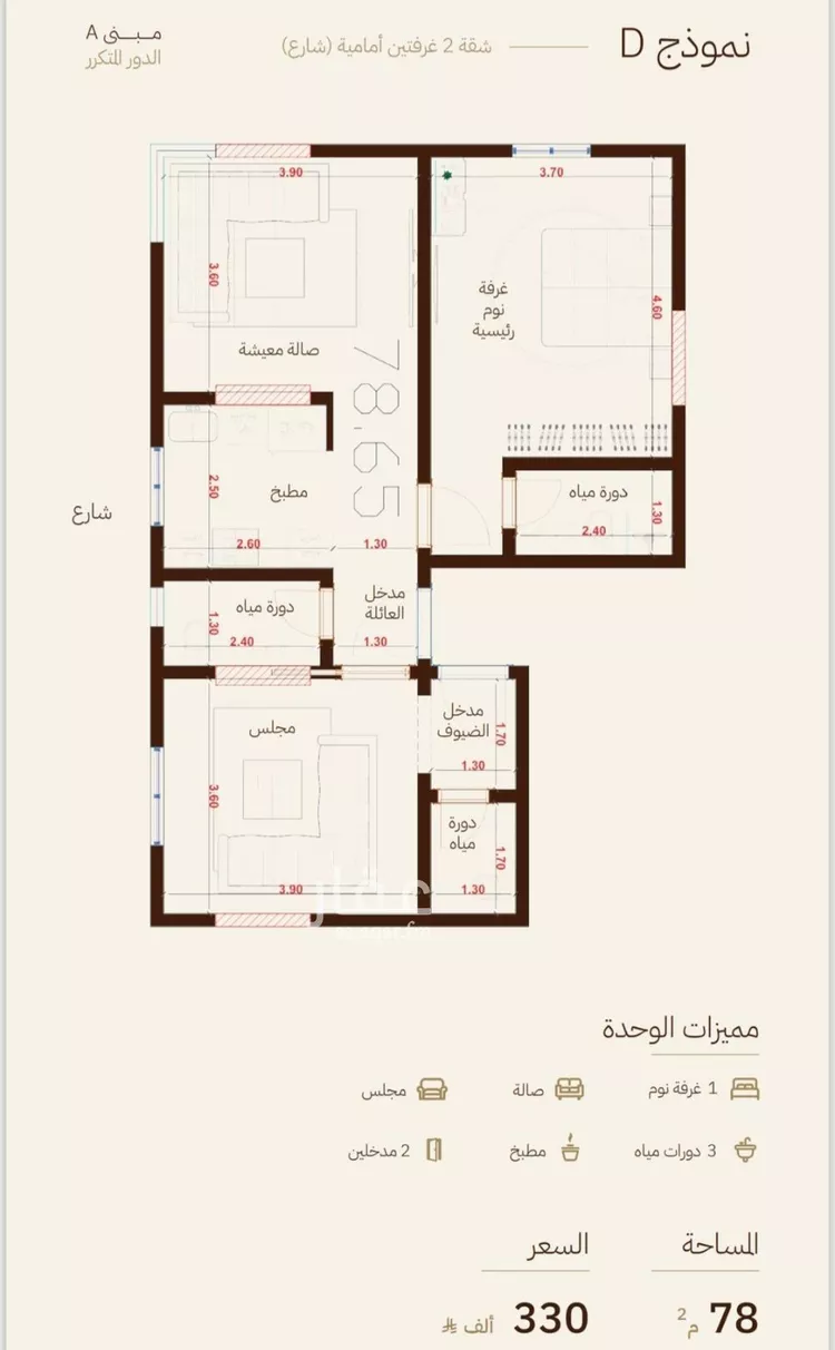 Apartment for Sale in Jeddah Ar Rihab