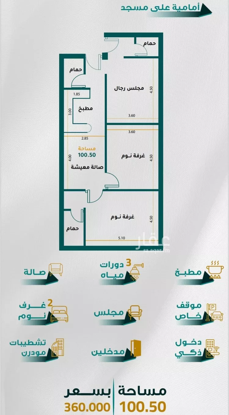 شقة للبيع في شارع عبدالله سليمان الفرعي, حي الجامعة, مدينة جدة, منطقة مكة المكرمة صورة 3