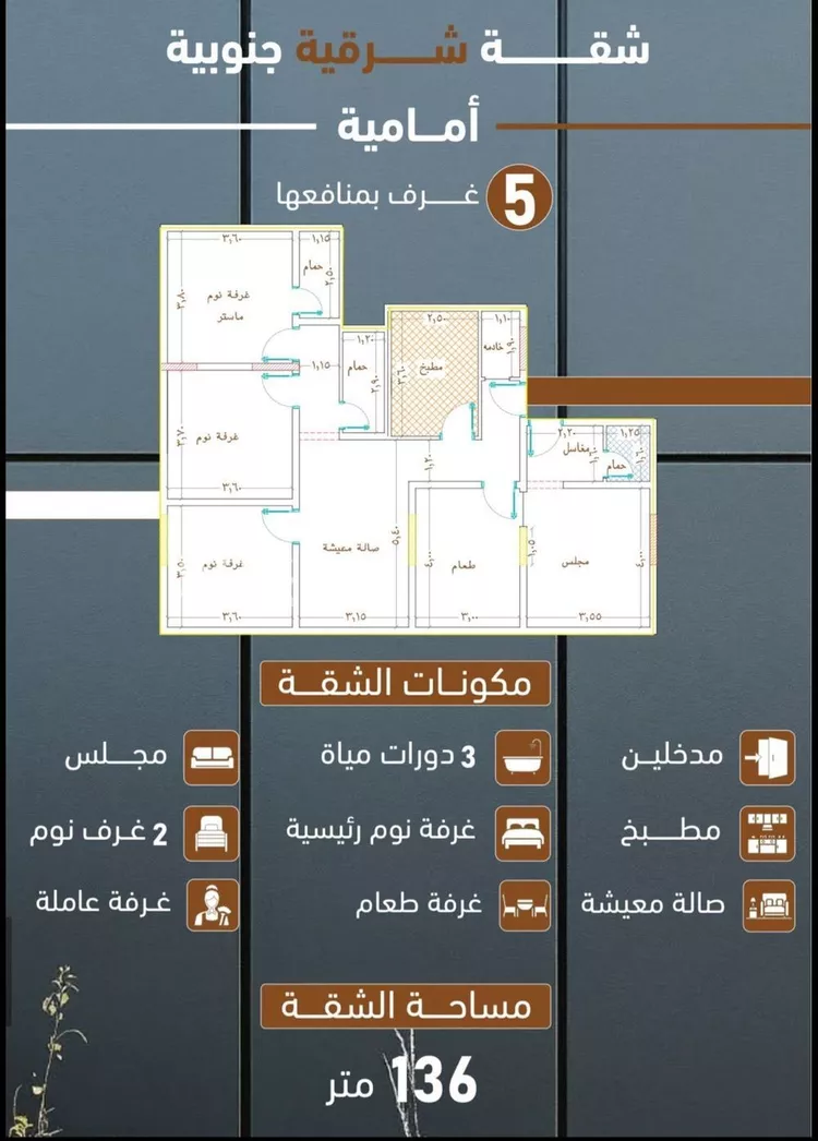 شقة للبيع في شارع ابراهيم بن كنيف, حي السلامة, مدينة جدة, منطقة مكة المكرمة صورة 3