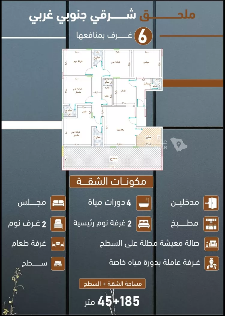 شقة للبيع في شارع ابراهيم بن كنيف, حي السلامة, مدينة جدة, منطقة مكة المكرمة 4