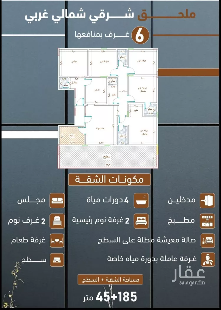 شقة للبيع في شارع ابراهيم بن كنيف, حي السلامة, مدينة جدة, منطقة مكة المكرمة
