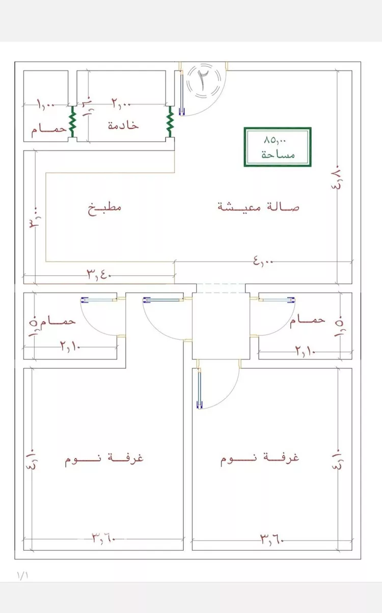 شقة للبيع في شارع ظعفرانه, حي النزهة, مدينة جدة, منطقة مكة المكرمة صورة 2