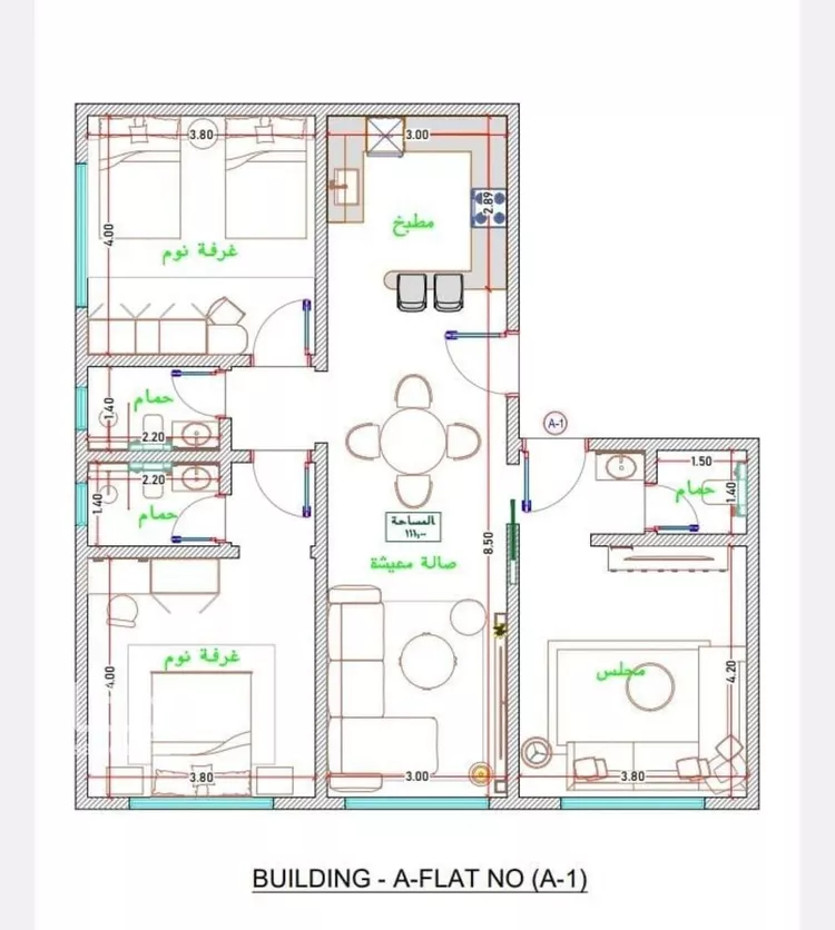 شقة للبيع في شارع الأمير عبدالعزيز بن عبدالل, حي الفيحاء, مدينة جدة, منطقة مكة المكرمة