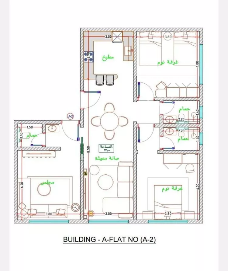 شقة للبيع في شارع الأمير عبدالعزيز بن عبدالل, حي الفيحاء, مدينة جدة, منطقة مكة المكرمة صورة 2