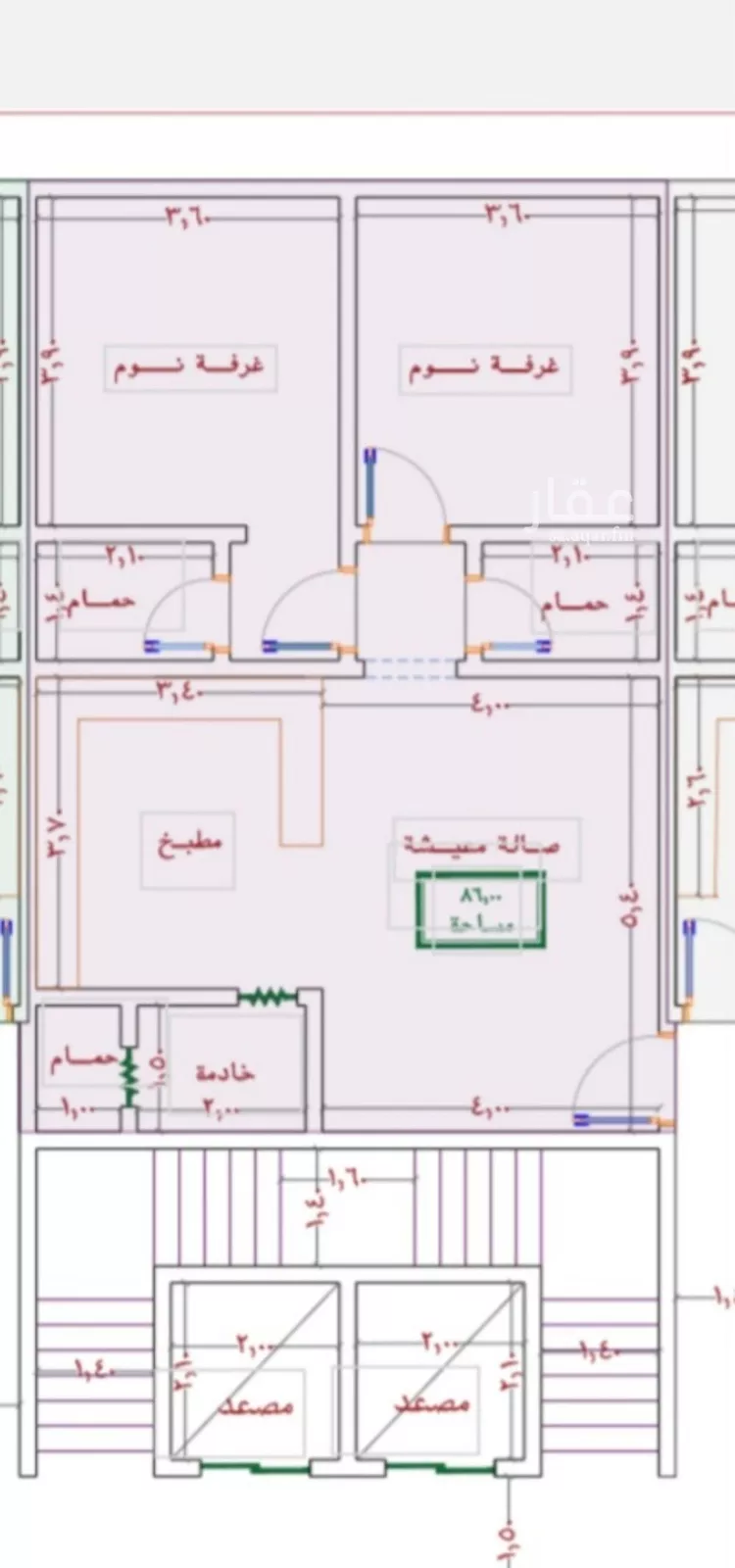 شقة للبيع في شارع شقاق المعاطف, حي النزهة, مدينة جدة, منطقة مكة المكرمة