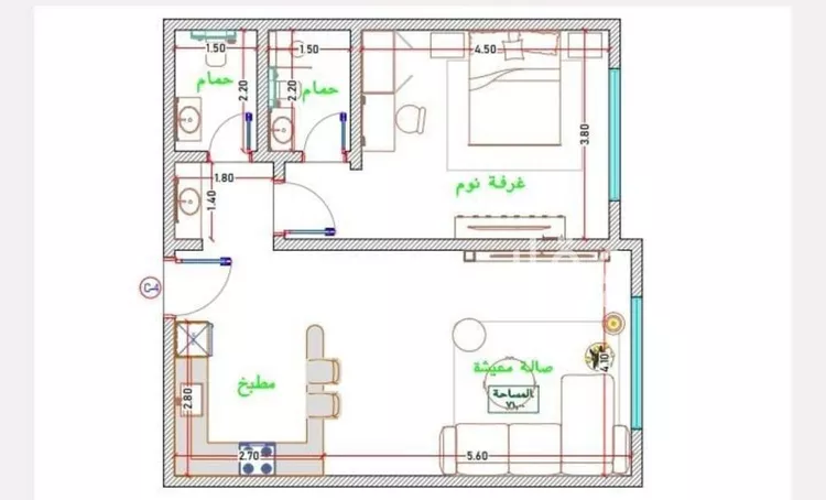 شقة للبيع في شارع طريق الملك عبدالله, حي الفيحاء, مدينة جدة, منطقة مكة المكرمة صورة 5