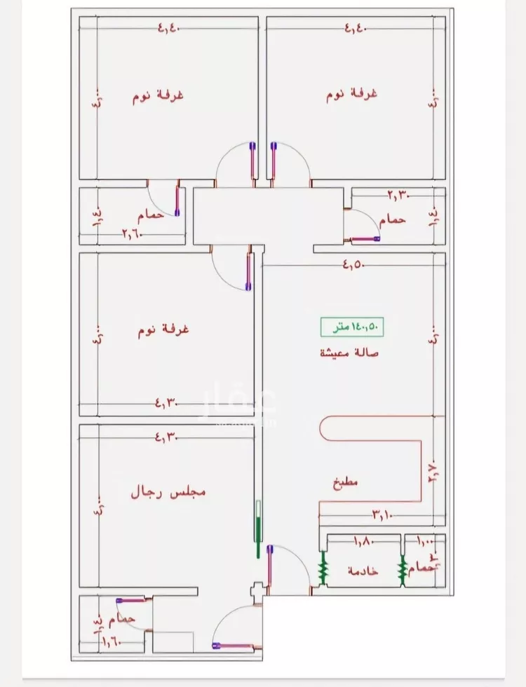 شقة للبيع في شارع عمر الخردلي, حي الجامعة, مدينة جدة, منطقة مكة المكرمة صورة 3